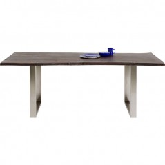 Table Harmony Dark Chrome 180x90